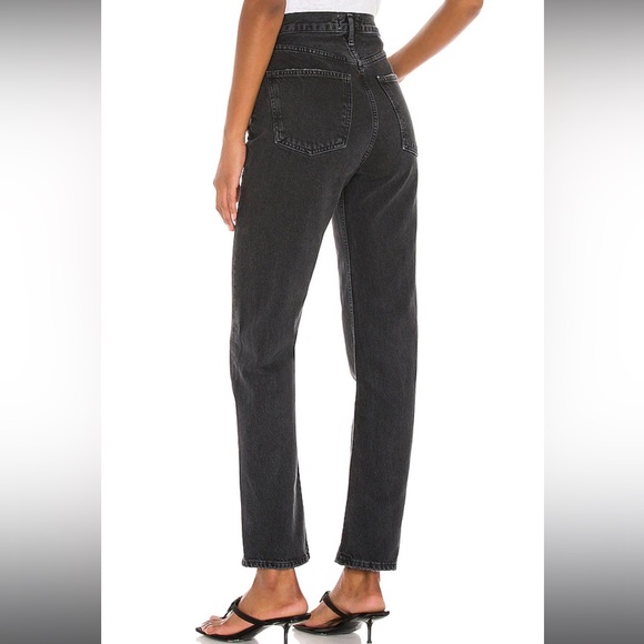 AGOLDE 90's Pinch Waist in Black Tea - Picture 2 of 8